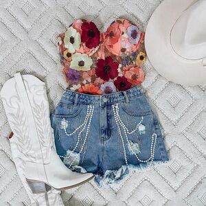 NEW floral bodysuit